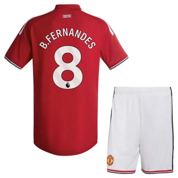 Manchester United Bruno Fernandes 8 Djeca Nogometni Dresovi 2026/27 Domaći (+ Kratke Hlače)