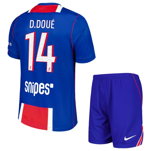 Paris Saint-Germain Désiré Doué 14 Djeca Nogometni Dresovi 2026/27 Domaći (+ Kratke Hlače) Paris Saint-Germain Désiré Doué 14 Djeca Nogometni Dresovi 2026/27 Domaći (+ Kratke Hlače)