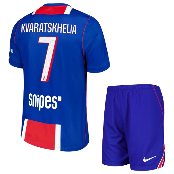 Paris Saint-Germain Khvicha Kvaratskhelia 7 Djeca Nogometni Dresovi 2026/27 Domaći (+ Kratke Hlače) Paris Saint-Germain Khvicha Kvaratskhelia 7 Djeca Nogometni Dresovi 2026/27 Domaći (+ Kratke Hlače)