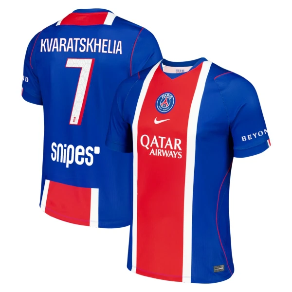 Paris Saint-Germain Khvicha Kvaratskhelia 7 Nogometni Dresovi 2026/27 Domaći Paris Saint-Germain Khvicha Kvaratskhelia 7 Nogometni Dresovi 2026/27 Domaći