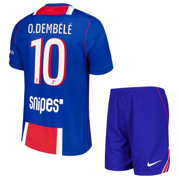 Paris Saint-Germain Ousmane Dembélé 10 Djeca Nogometni Dresovi 2026/27 Domaći (+ Kratke Hlače) Paris Saint-Germain Ousmane Dembélé 10 Djeca Nogometni Dresovi 2026/27 Domaći (+ Kratke Hlače)