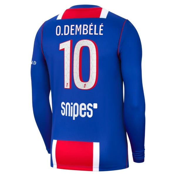 Paris Saint-Germain Ousmane Dembélé 10 Nogometni Dresovi 2026/27 Domaći Dugi rukav