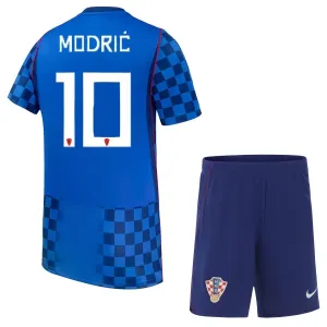 Hrvatska Luka Modrić 10 Djeca Nogometni Dresovi Svjetsko Prvenstvo 2026 Gostujući (+ Kratke Hlače)