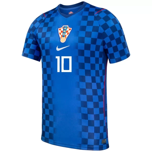 Hrvatska Luka Modrić 10 Nogometni Dresovi Svjetsko Prvenstvo 2026 Gostujući