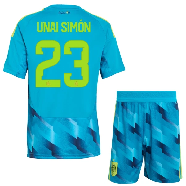 Španjolska Unai Simon 23 Djeca Golmanski Nogometni Dresovi Svjetsko Prvenstvo 2026 (+ Kratke Hlače) Španjolska Unai Simon 23 Djeca Golmanski Nogometni Dresovi Svjetsko Prvenstvo 2026 (+ Kratke Hlače)