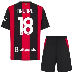 AC Milan Christopher Nkunku 18 Djeca Nogometni Dresovi 2026/27 Domaći (+ Kratke Hlače)