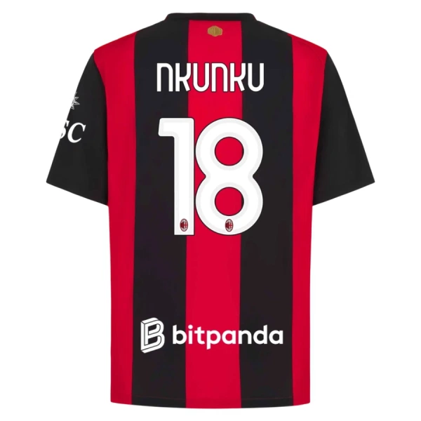 AC Milan Christopher Nkunku 18 Nogometni Dresovi 2026/27 Domaći AC Milan Christopher Nkunku 18 Nogometni Dresovi 2026/27 Domaći