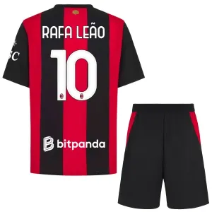 AC Milan Rafael Leão 10 Djeca Nogometni Dresovi 2026/27 Domaći (+ Kratke Hlače)