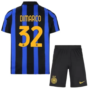 Inter Milan Federico Dimarco 32 Djeca Nogometni Dresovi 2026/27 Domaći (+ Kratke Hlače)