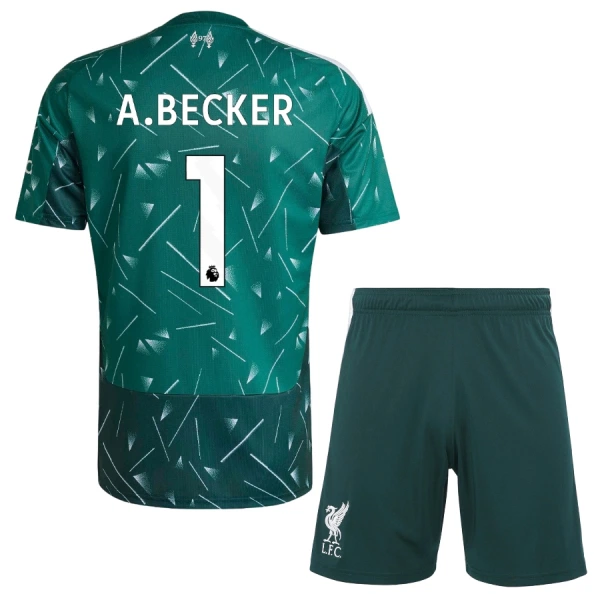 Liverpool Alisson Becker 1 Djeca Golmanski Nogometni Dresovi 2026/27 Domaći Zelena (+ Kratke Hlače) Liverpool Alisson Becker 1 Djeca Golmanski Nogometni Dresovi 2026/27 Domaći Zelena (+ Kratke Hlače)