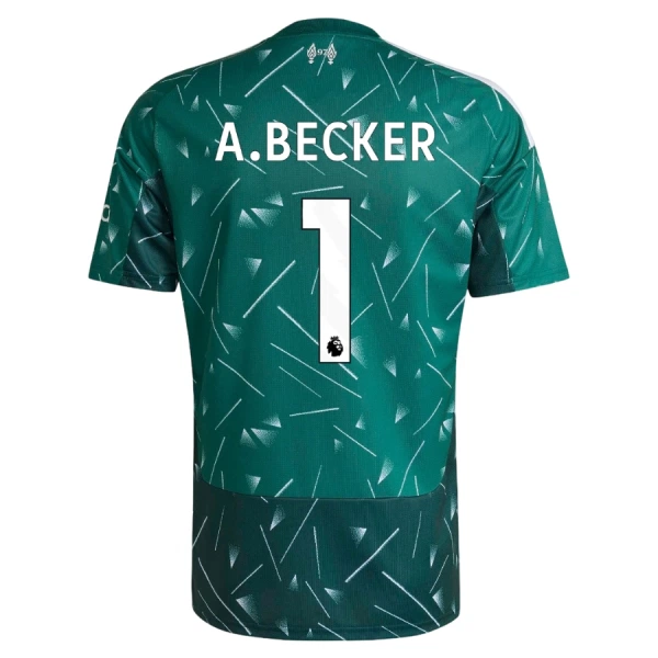 Liverpool Alisson Becker 1 Djeca Golmanski Nogometni Dresovi 2026/27 Domaći Zelena (+ Kratke Hlače)