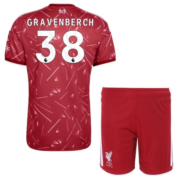 Liverpool Gravenberch 38 Djeca Nogometni Dresovi 2026/27 Domaći (+ Kratke Hlače)