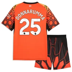 Manchester City Gianluigi Donnarumma 25 Djeca Golmanski Nogometni Dresovi 2026/27 Treći Narančasta (+ Kratke Hlače)