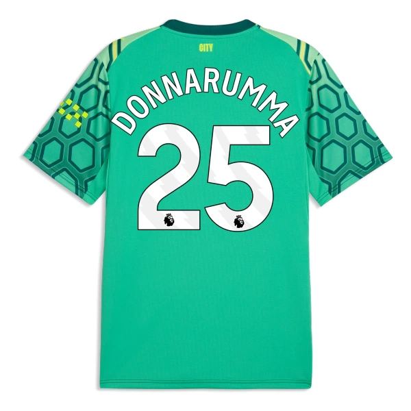 Manchester City Gianluigi Donnarumma 25 Golmanski Nogometni Dresovi 2026/27 Domaći Zelena Manchester City Gianluigi Donnarumma 25 Golmanski Nogometni Dresovi 2026/27 Domaći Zelena