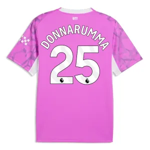 Manchester City Gianluigi Donnarumma 25 Golmanski Nogometni Dresovi 2026/27 Gostujući Roza