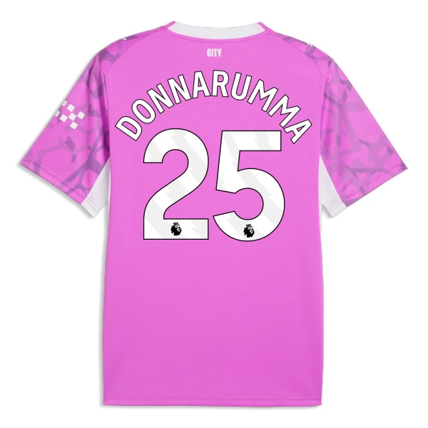 Manchester City Gianluigi Donnarumma 25 Golmanski Nogometni Dresovi 2026/27 Gostujući Roza Manchester City Gianluigi Donnarumma 25 Golmanski Nogometni Dresovi 2026/27 Gostujući Roza