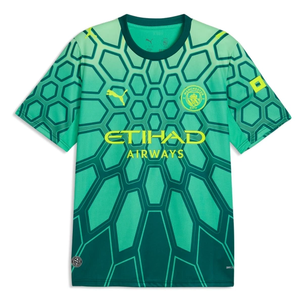 Manchester City Golmanski Nogometni Dresovi 2026/27 Domaći Zelena Manchester City Golmanski Nogometni Dresovi 2026/27 Domaći Zelena