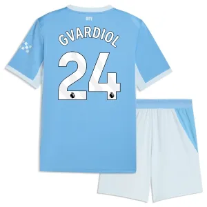 Manchester City Josko Gvardiol 24 Djeca Nogometni Dresovi 2026/27 Domaći (+ Kratke Hlače)