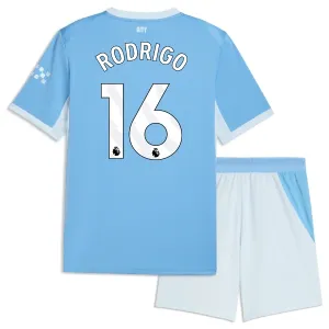 Manchester City Rodrigo 16 Djeca Nogometni Dresovi 2026/27 Domaći (+ Kratke Hlače)