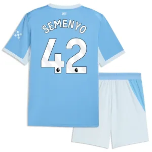 Manchester City Semenyo 42 Djeca Nogometni Dresovi 2026/27 Domaći (+ Kratke Hlače)