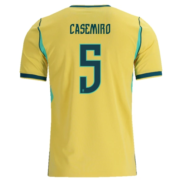 Brazil Casemiro 5 Nogometni Dresovi Svjetsko Prvenstvo 2026 Domaći Brazil Casemiro 5 Nogometni Dresovi Svjetsko Prvenstvo 2026 Domaći