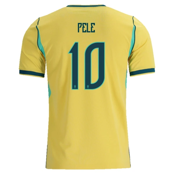 Brazil Pele 10 Djeca Nogometni Dresovi Svjetsko Prvenstvo 2026 Domaći (+ Kratke Hlače)