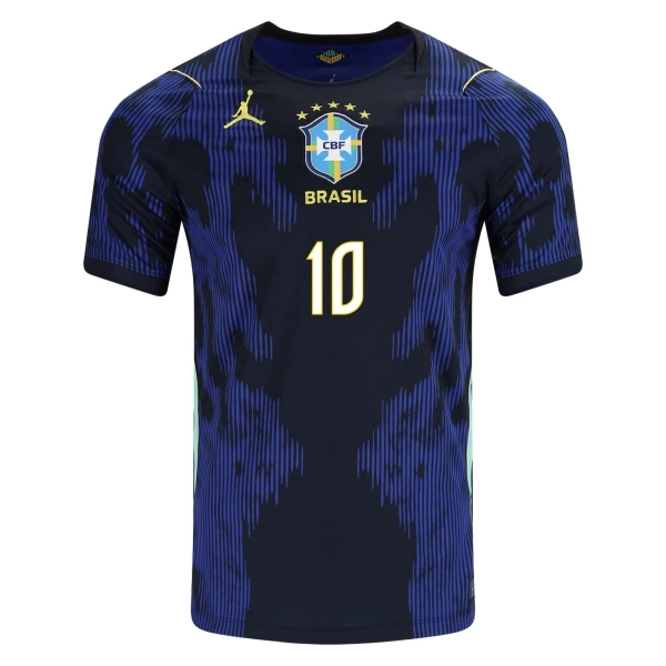 Brazil Pele 10 Djeca Nogometni Dresovi Svjetsko Prvenstvo 2026 Gostujući (+ Kratke Hlače)