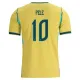 Brazil Pele 10 Nogometni Dresovi Svjetsko Prvenstvo 2026 Domaći Brazil Pele 10 Nogometni Dresovi Svjetsko Prvenstvo 2026 Domaći