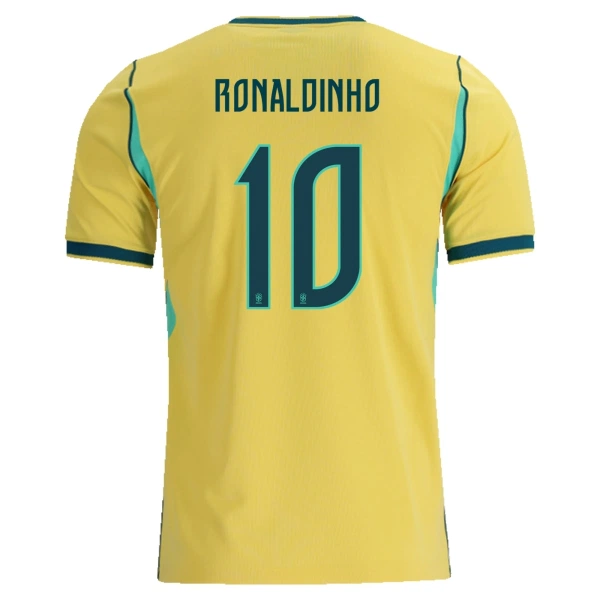 Brazil Ronaldinho 10 Nogometni Dresovi Svjetsko Prvenstvo 2026 Domaći Brazil Ronaldinho 10 Nogometni Dresovi Svjetsko Prvenstvo 2026 Domaći
