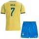 Brazil Vinicius Junior 7 Djeca Nogometni Dresovi Svjetsko Prvenstvo 2026 Domaći (+ Kratke Hlače)