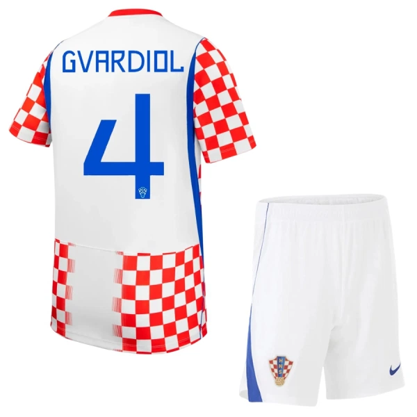Hrvatska Josko Gvardiol 4 Djeca Nogometni Dresovi Svjetsko Prvenstvo 2026 Domaći (+ Kratke Hlače)
