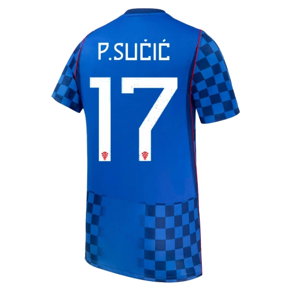 Hrvatska P. Sucic 17 Nogometni Dresovi Svjetsko Prvenstvo 2026 Gostujući