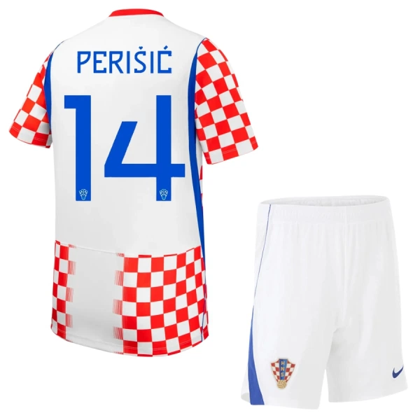 Hrvatska Perisic 14 Djeca Nogometni Dresovi Svjetsko Prvenstvo 2026 Domaći (+ Kratke Hlače)