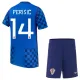 Hrvatska Perisic 14 Djeca Nogometni Dresovi Svjetsko Prvenstvo 2026 Gostujući (+ Kratke Hlače)