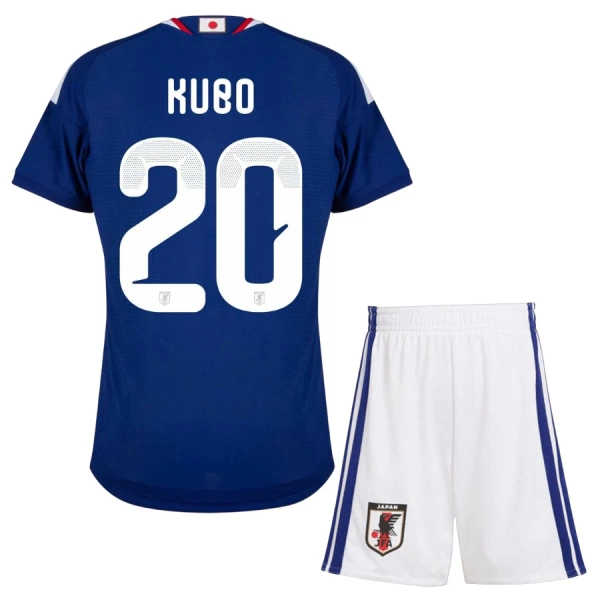 Japan Kubo 20 Djeca Nogometni Dresovi Svjetsko Prvenstvo 2026 Domaći (+ Kratke Hlače)