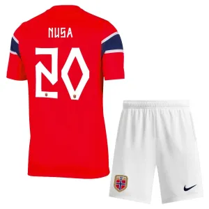 Norveška Nusa 20 Djeca Nogometni Dresovi Svjetsko Prvenstvo 2026 Domaći (+ Kratke Hlače)