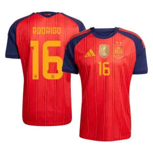 Španjolska 2 Stars Rodrigo 16 Nogometni Dresovi Svjetsko Prvenstvo 2026 Domaći Španjolska 2 Stars Rodrigo 16 Nogometni Dresovi Svjetsko Prvenstvo 2026 Domaći