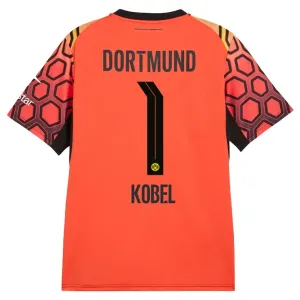 Borussia Dortmund Gregor Kobel 1 Golmanski Nogometni Dresovi 2026/27 Domaći Narančasta Borussia Dortmund Gregor Kobel 1 Golmanski Nogometni Dresovi 2026/27 Domaći Narančasta