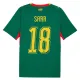 Senegal Sarr 18 Nogometni Dresovi Svjetsko Prvenstvo 2026 Gostujući Senegal Sarr 18 Nogometni Dresovi Svjetsko Prvenstvo 2026 Gostujući