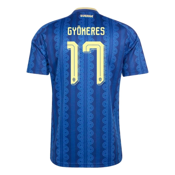 Švedska Viktor Gyökeres 17 Nogometni Dresovi Svjetsko Prvenstvo 2026 Gostujući Švedska Viktor Gyökeres 17 Nogometni Dresovi Svjetsko Prvenstvo 2026 Gostujući