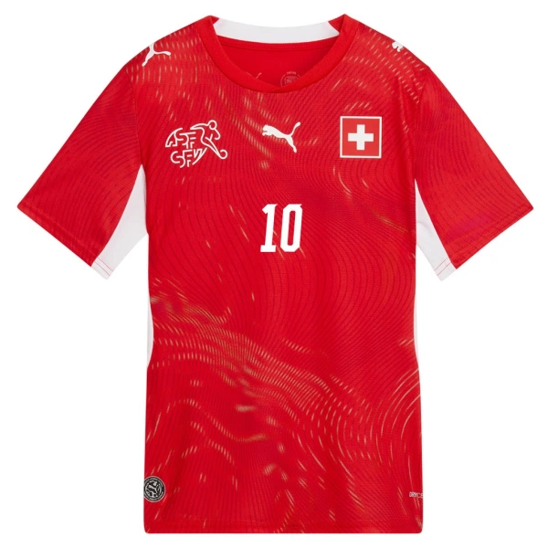 Švicarska Granit Xhaka 10 Nogometni Dresovi Svjetsko Prvenstvo 2026 Domaći