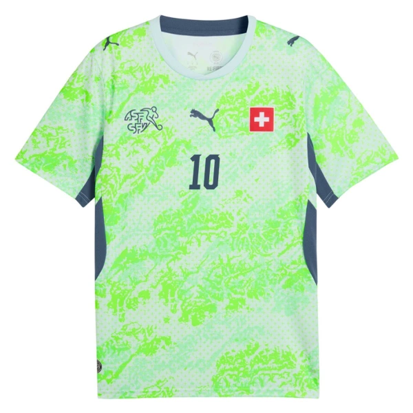Švicarska Granit Xhaka 10 Nogometni Dresovi Svjetsko Prvenstvo 2026 Gostujući