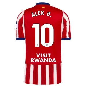 Atlético Madrid Alex B. 10 Nogometni Dresovi 2026/27 Domaći Atlético Madrid Alex B. 10 Nogometni Dresovi 2026/27 Domaći