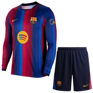 FC Barcelona Djeca Nogometni Dresovi 2026/27 Domaći Dugi rukav (+ Kratke Hlače) FC Barcelona Djeca Nogometni Dresovi 2026/27 Domaći Dugi rukav (+ Kratke Hlače)