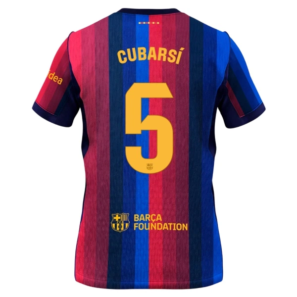 FC Barcelona Pau Cubarsí 5 Djeca Nogometni Dresovi 2026/27 Domaći (+ Kratke Hlače)