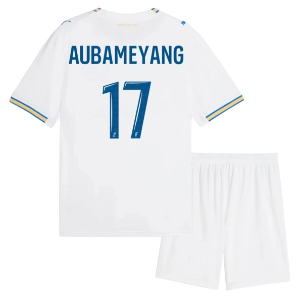 Olympique Marseille Aubameyang 17 Djeca Nogometni Dresovi 2026/27 Domaći (+ Kratke Hlače) Olympique Marseille Aubameyang 17 Djeca Nogometni Dresovi 2026/27 Domaći (+ Kratke Hlače)