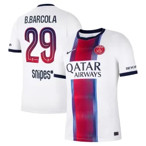 Paris Saint-Germain Bradley Barcola 29 Nogometni Dresovi 2026/27 Gostujući Paris Saint-Germain Bradley Barcola 29 Nogometni Dresovi 2026/27 Gostujući