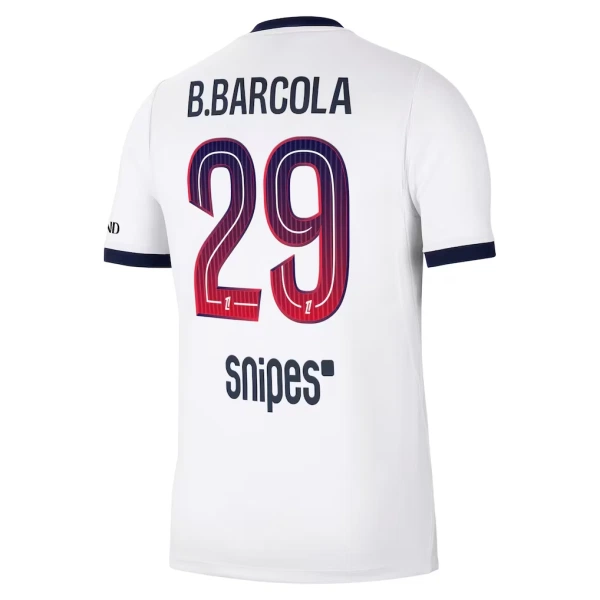 Paris Saint-Germain Bradley Barcola 29 Nogometni Dresovi 2026/27 Gostujući