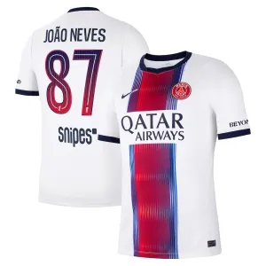 Paris Saint-Germain João Neves 87 Nogometni Dresovi 2026/27 Gostujući Paris Saint-Germain João Neves 87 Nogometni Dresovi 2026/27 Gostujući