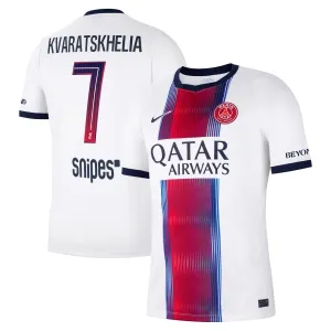 Paris Saint-Germain Khvicha Kvaratskhelia 7 Nogometni Dresovi 2026/27 Gostujući Paris Saint-Germain Khvicha Kvaratskhelia 7 Nogometni Dresovi 2026/27 Gostujući